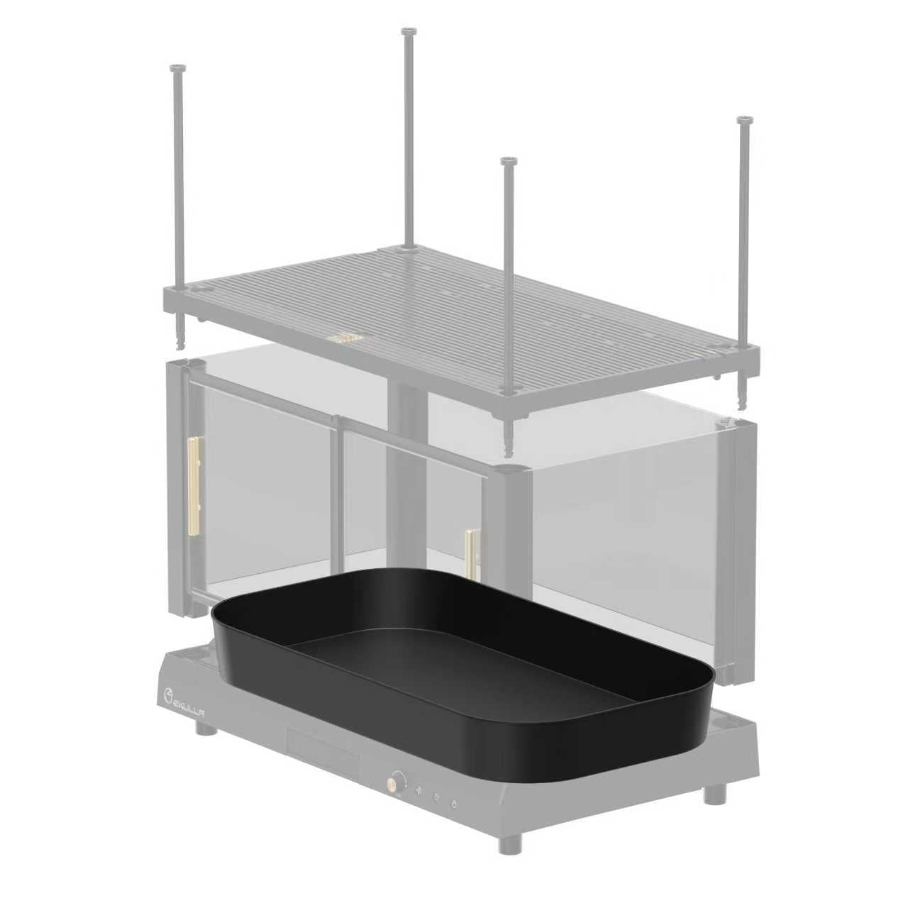 트레이 (높이 2인치) - Ekulla 테라리움 액세서리