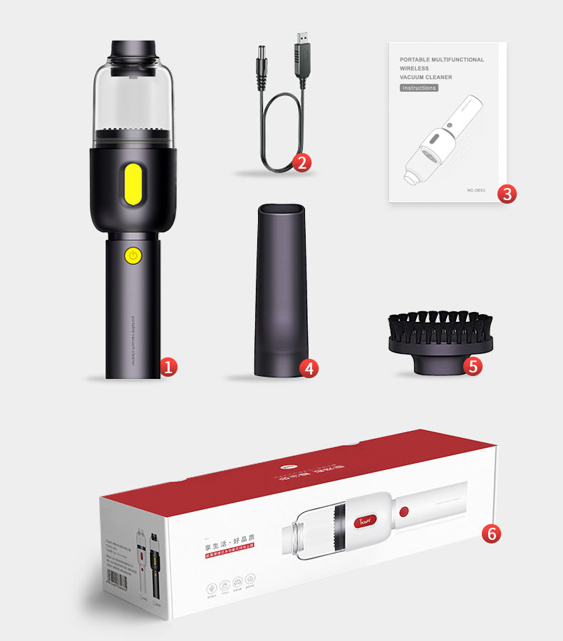 ekulla portable multifunctional wireless vacuum cleaner