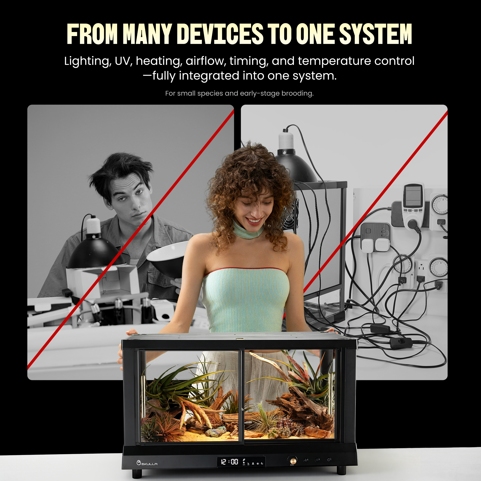 EKULLA옴니탱크 | 통합형 멀티 기능 사육장：City Pet 시리즈