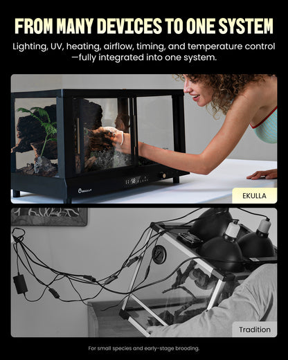 Ekulla Omni Tank | All-in-One Enclosure: City Pet - Series（PLUS）