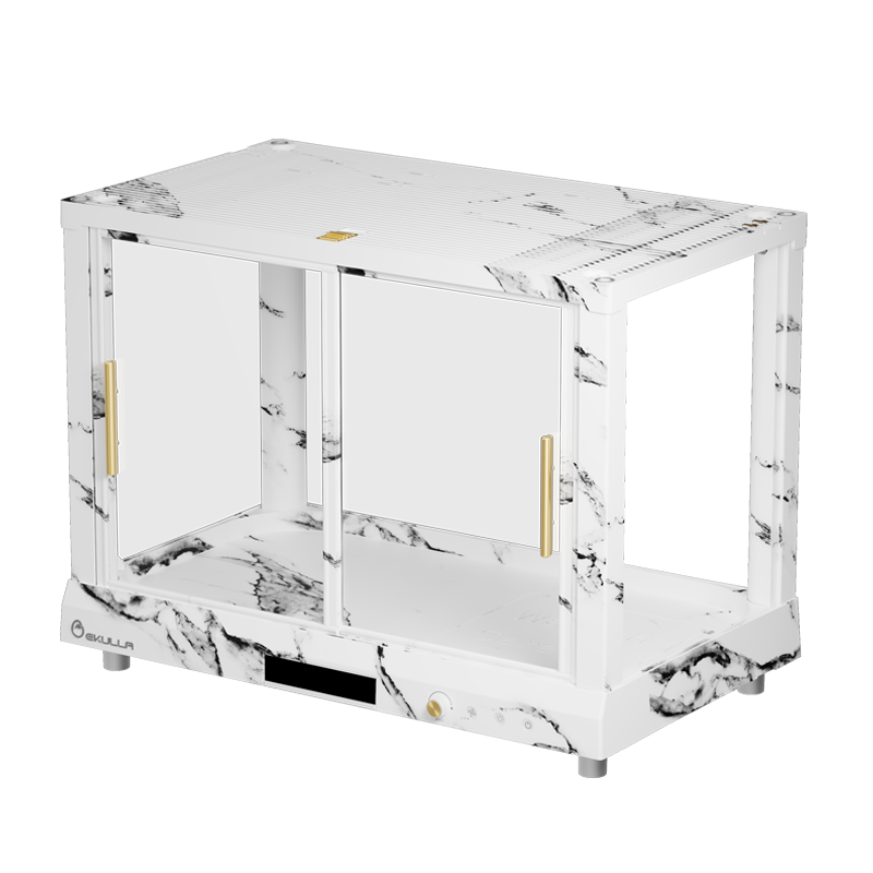 ekulla Marble front open reptile habitats tank left