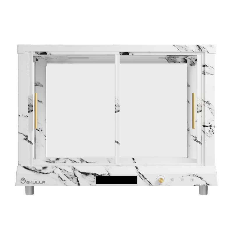 ekulla Marble front open reptile tank front side