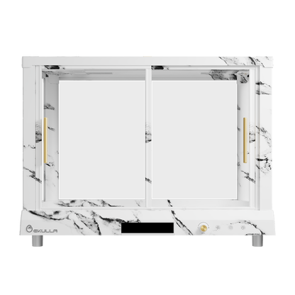 ekulla Marble front open reptile tank front side