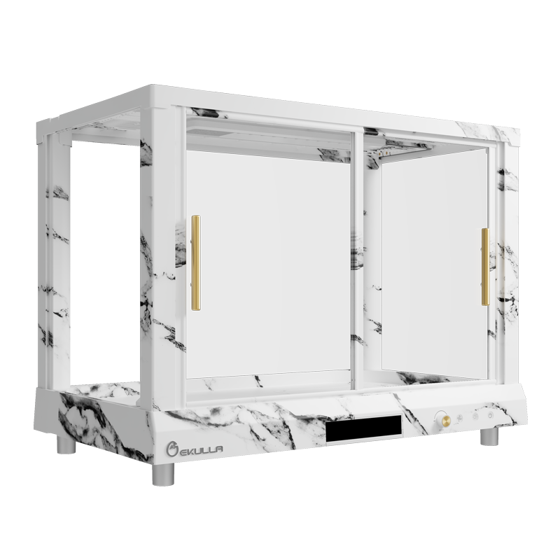 ekulla Marble front open reptile tank right side